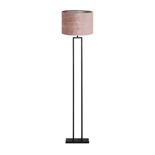 Light & Living vloerlamp Shiva/Gemstone - zwart, roze - 40x40x170cm