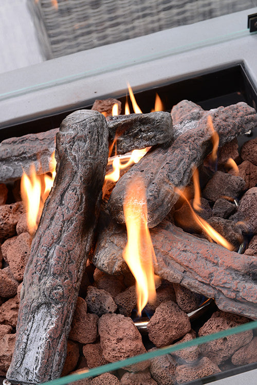 Cozy Living vuurhaard Lisboa - beton grijs - 60x60 cm - vtwonen shop