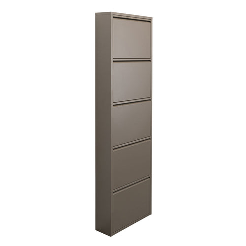 Kare Design Schoenenkast Caruso - taupe - 5 laden