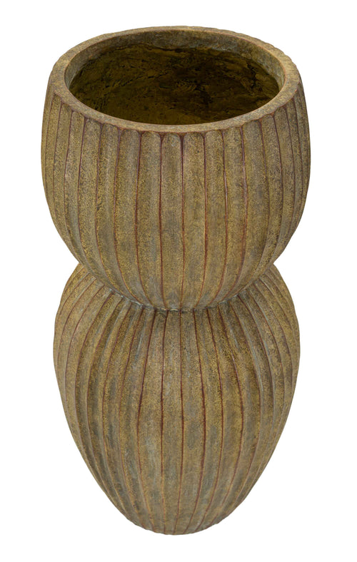 Mauro Ferretti vaas - 25x52,5 cm - groen
