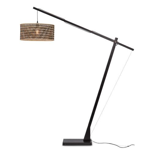 GOOD&MOJO vloerlamp Java - bruin - Ø50cm - vtwonen shop