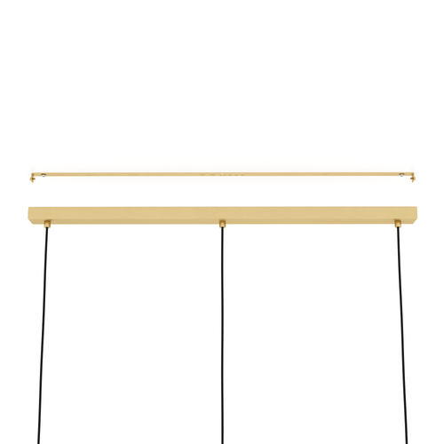 EGLO hanglamp Caprarola - e27 - 90 cm - zand/koper - satijn glas - vtwonen shop