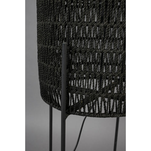 Dutchbone Kari Vloerlamp/ Staande lamp Zwart - vtwonen shop