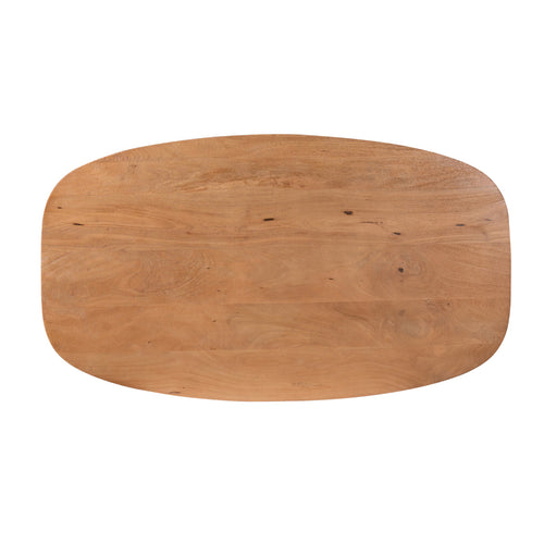 StarFurn Eettafel Madison - Deens Ovaal Naturel Hout - 160x90x76cm - vtwonen shop