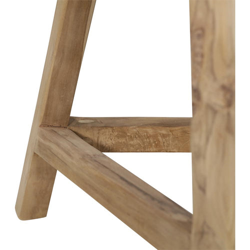 Lesli Living krukje teak - zwart - Ø35x47cm
