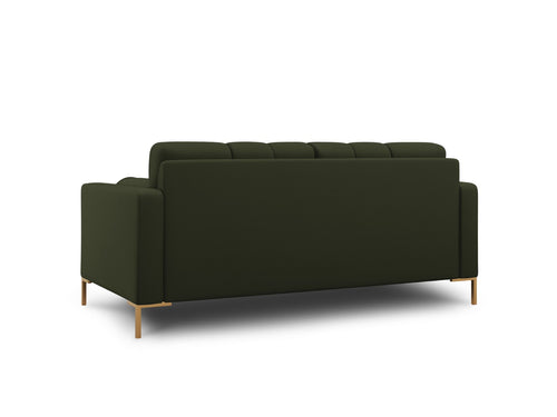 Cosmopolitan Design Bank Bali 2-zits, structurele stof, groente - 96x152x75cm
