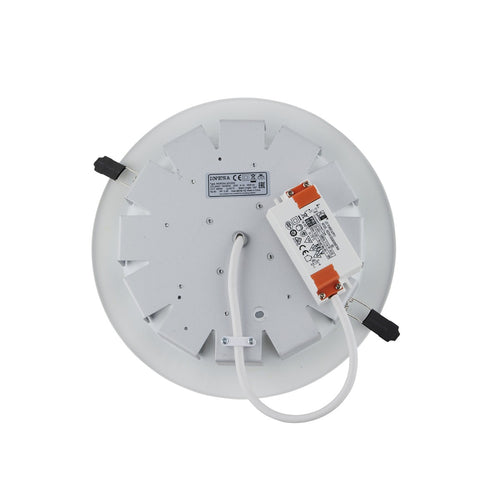 Lighto - LED Downlight - ø240mm - 3000K Warm Wit - 20W - Rond - Inbouw