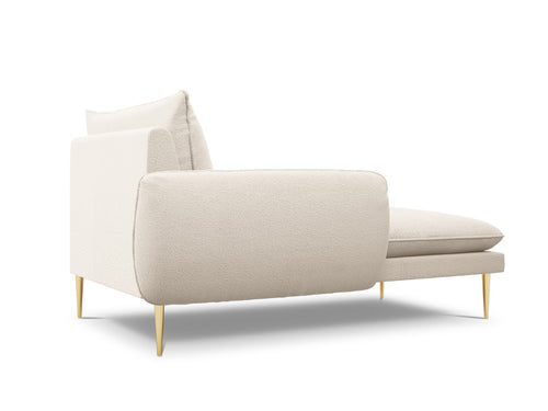 Cosmopolitan Design linker meridiaan Vienna boucle, beige - 170x110x95cm