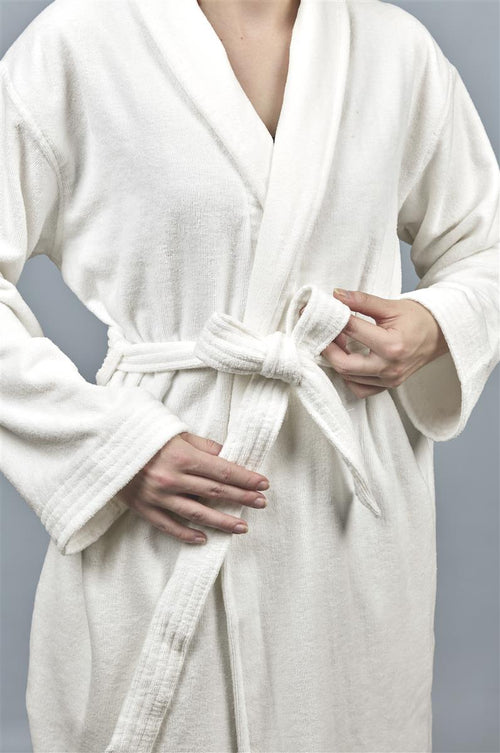 vtwonen badjas Soft Embrace - S/M - wit