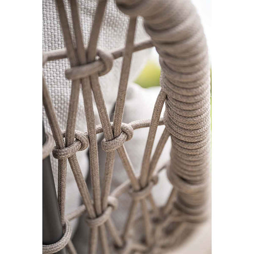 Garden Impressions loungestoel Selene rope taupe