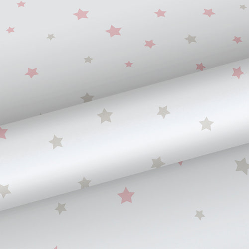 Sanders & Sanders behang sterretjes oudroze, beige en wit - 53 cm x 10 m - 640456 - vtwonen shop