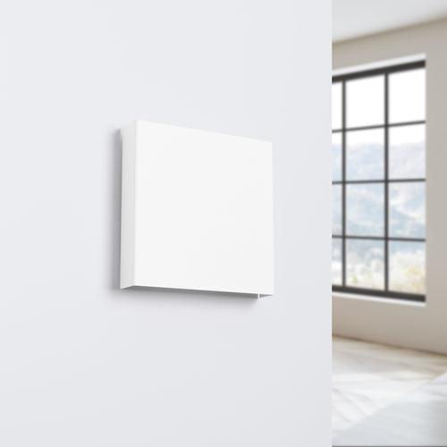 Sollux Lighting Wandlamp VANTA wit - 15x2,4x15cm