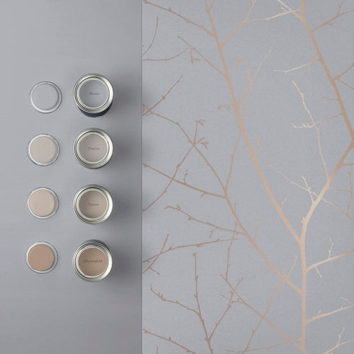 Graham & Brown Vliesbehang - Boreas Soft Grey - 10mx53cm - vtwonen shop