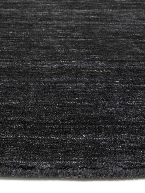 Vloerkleed MOMO Rugs Panorama Uni Rond Black 250 rond - vtwonen shop