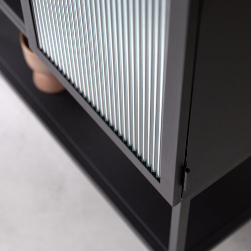 Tikamoon Metalen vitrinekast - Zwart