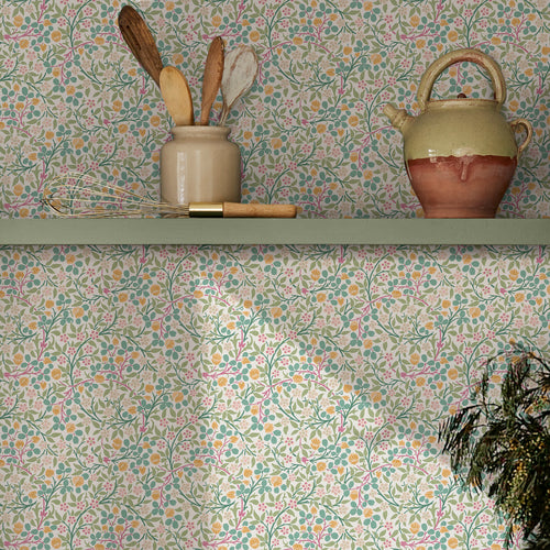 William Morris at Home Vliesbehang - Clover Spring