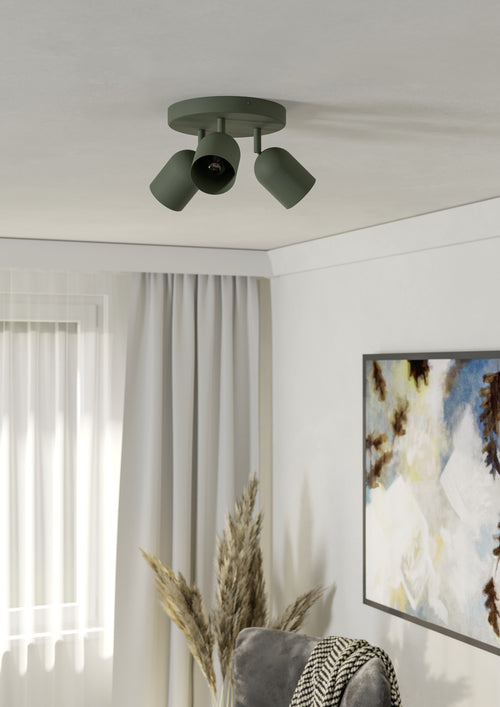 EGLO spot Tilston - Ø 25 cm - groen - vtwonen shop