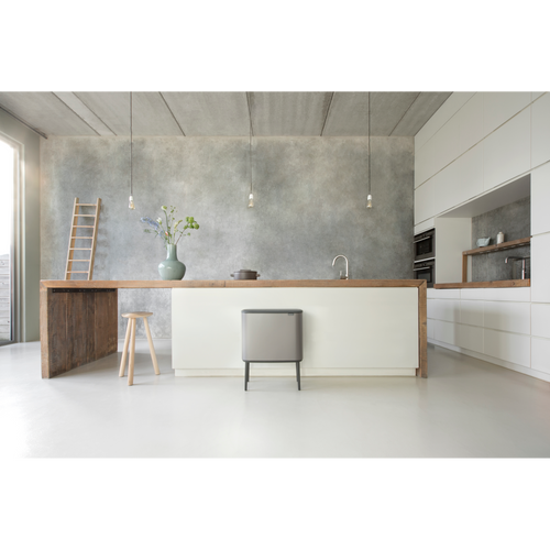 Brabantia Prullenbak Bo Touch Bin - 3x11L - platinum - vtwonen shop