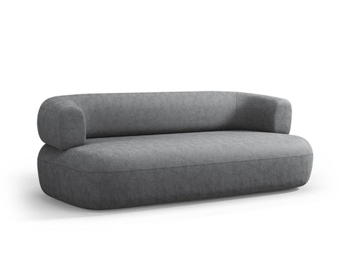 Micadoni Bank Jenny 3-zits, chenille, donkergrijs - 90x178x73cm