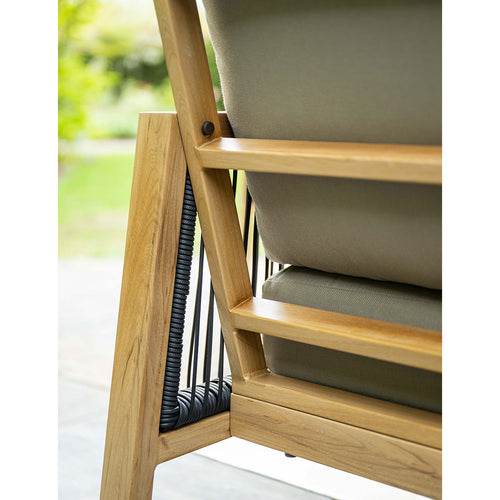 Garden Impressions lounge dining set San Capri teak look - 6-delig incl. stoel - vtwonen shop