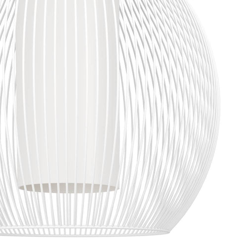 EGLO hanglamp Razoni 1 - e27 - ø 42,5 cm - wit - glas - vtwonen shop
