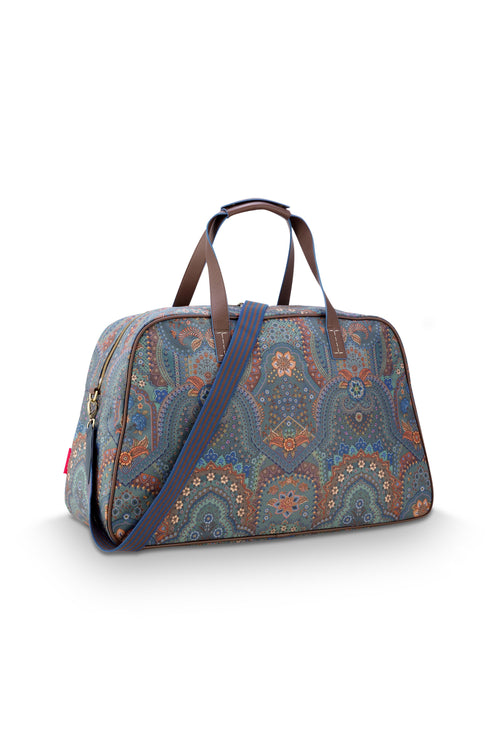 Pip Studio - Tovy Weekendtas Dames - Jabali - Blauw - 57x22x37cm