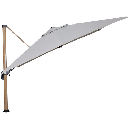 Garden Impressions Hawaii Big Pole II zweefparasol 350x350 teak/royal sand