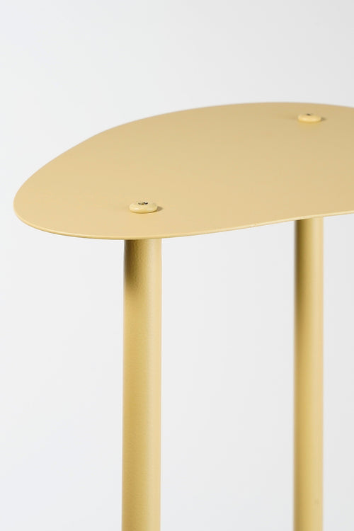 Mica Decorations  Fonda Plantentafel - L48 x B27 x H140 cm - Metaal - Lichtgeel - vtwonen shop