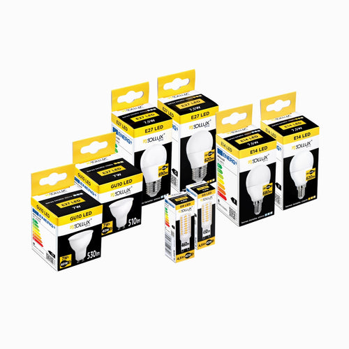 Sollux Lighting LED lamp E27 3000K 7,5W 620lm - 4,5x4,5x8,9cm