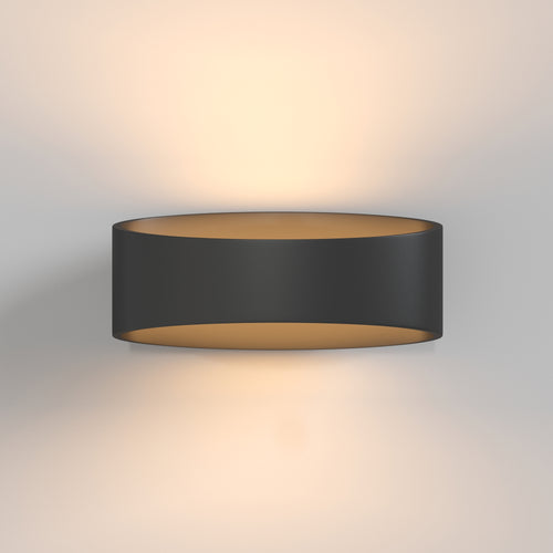 Maytoni wandlamp Trame - Zwart - 17.5x9x8 cm
