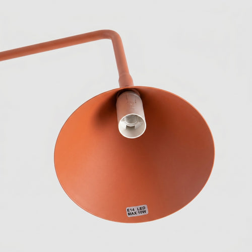 Sollux Lighting Tafellamp NOX rode oker - 18x18x35cm