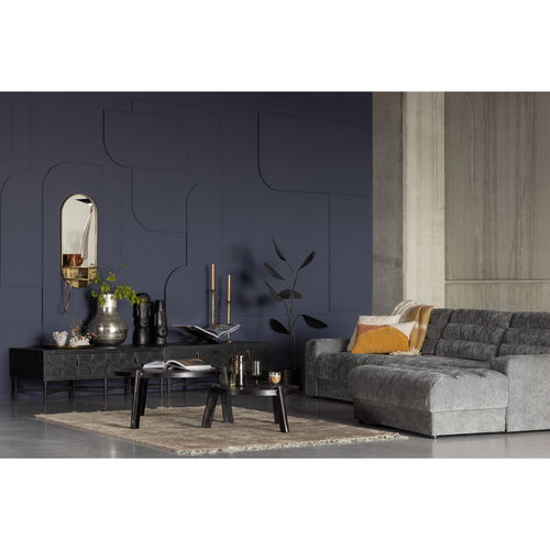 WOOOD tv-meubel/salontafel Bequest - Hout - Zwart - 46x120x60 - vtwonen shop