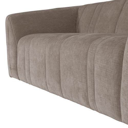 WOOOD 2-zits bank Omaire - Chenille - Taupe