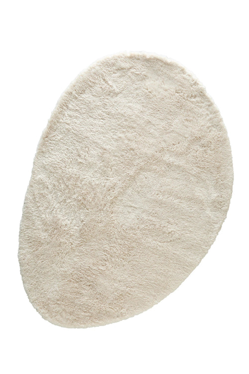 Mrcarpet Organisch Hoogpolig vloerkleed Beige/wit Nesto 240 x 340cm - vtwonen shop