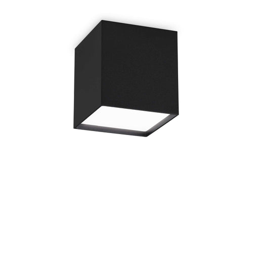 Ideal Lux KUBIKO Geïntegreerde LED Opbouwdownlight Zwart 1100Lm 3000K
