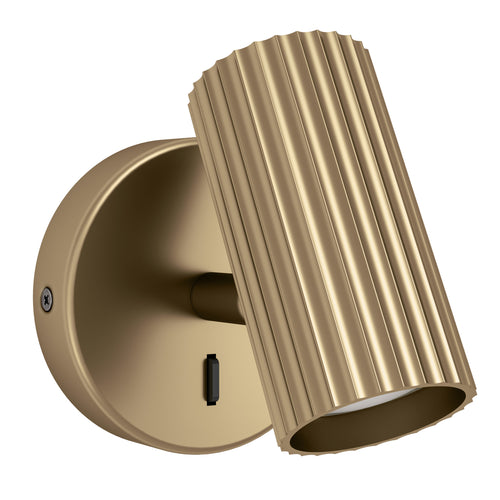 EGLO wandlamp Portillo - gu10 - 11 cm - goud