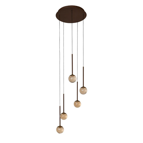 Lucide hanglamp CALINA - Geïntegreerde LED - Amber