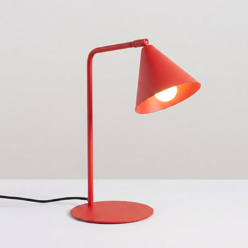 Sollux Lighting Tafellamp NOX rood - 18x18x35cm