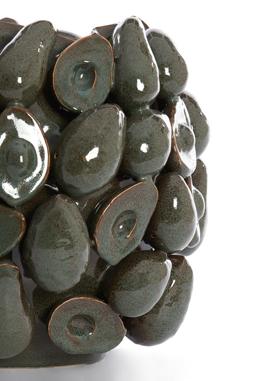 Light & Living vaas AVOCADO - 36x35.5x31.5cm - bruin - vtwonen shop