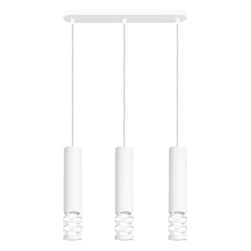 Sollux Lighting Hanglamp LIRO 3L wit - 40x6x125cm