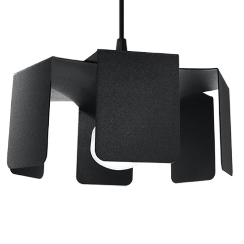Sollux Lighting Hanglamp TULIP zwart - 24x24x110cm