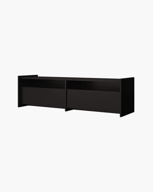 noo.ma Hido TV-meubel 165 cm, Black Oak Melamine