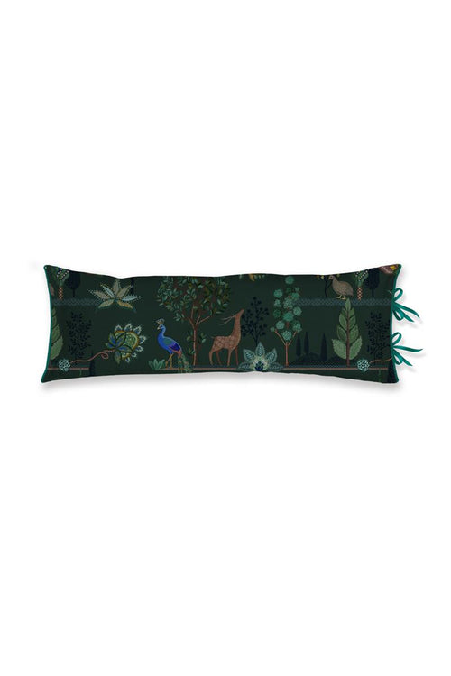 Pip Studio decoratiekussen Alberi Long - 30x90 cm - donker groen - vtwonen shop