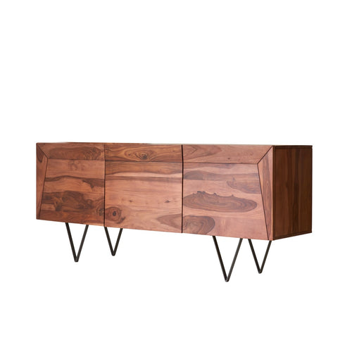Tikamoon Massief palissander buffet 175 cm - Bruin - vtwonen shop