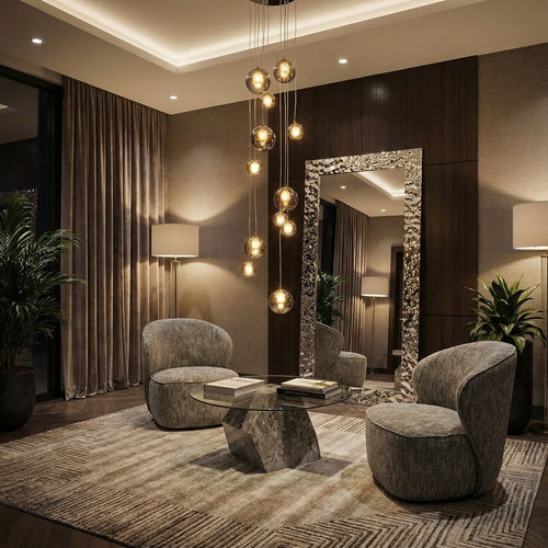 Kare Design Spiegel Caldera 180x90cm chroom - vtwonen shop