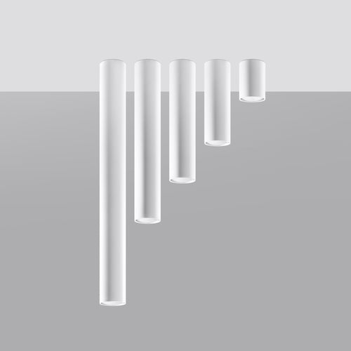 Sollux Lighting Plafondlamp LAGOS 20 wit - 6x6x20cm