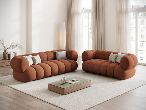 Cosmopolitan Design Bank Koge 2-zits, chenille baksteen - 95x180x70cm