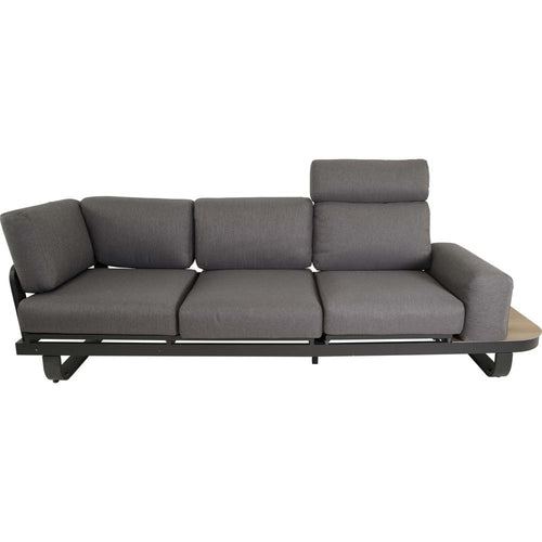 Lesli Living loungebank Zanzibar - antraciet - 102x80x35cm