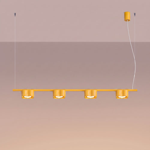 Sollux Lighting Kroonluchter OVIO 4 geel Gx53 - 122x12x208cm