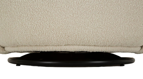 Mauro Ferretti Draaifauteuil - 70x72x75 cm - Crème